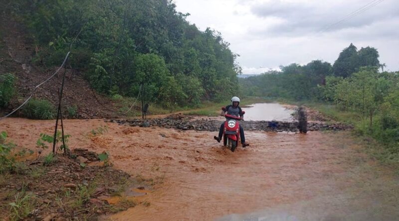 Jalan Nasional Maba–Buli Terendam Banjir, Pemda Haltim Surati PT Alngit Raya