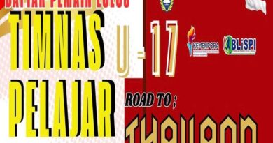 Tiga Putra Maluku Utara Dipanggil TC Timnas Pelajar Asia U-17, Siap Berlaga di Thailand