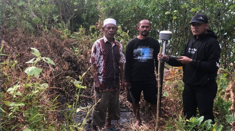 Sertipikat Tanah Gratis 2026 Mulai Jalan di Halteng, Tanah Warga Pantura Jaya Mulai Diukur