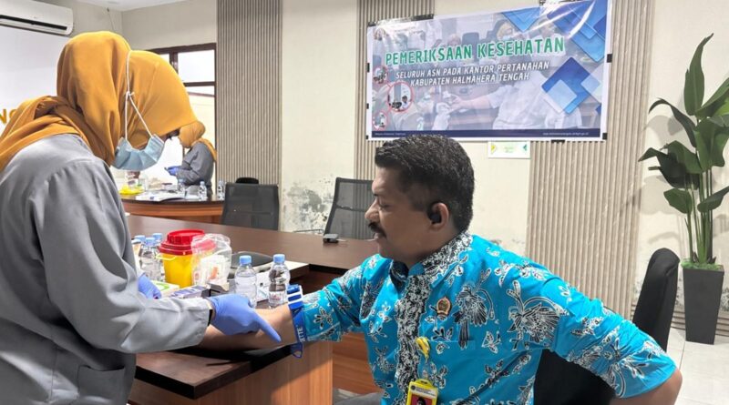 Cek Kesehatan Massal ASN! Kantor Pertanahan Halteng Gandeng Prodia Ternate
