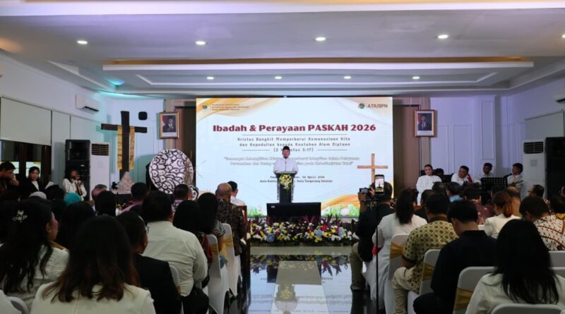 Momentum Paskah, Nusron Tekankan Pelayanan dan Kepedulian Sosial