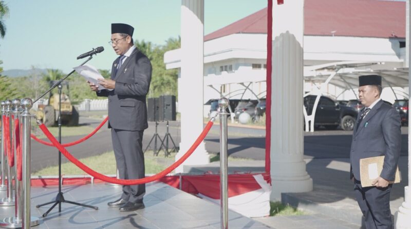 Upacara OTDA ke-30 di Haltim, Ini Pesan Penting Bupati Ubaid Yakub