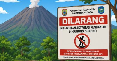 Resmi Ditutup Permanen! Pendakian Gunung Dukono Dilarang, Pelanggar Terancam Sanksi