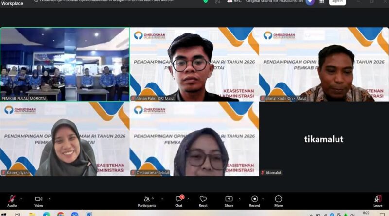 Jelang Penilaian 2026, Pemda Morotai Gandeng Ombudsman Perbaiki Pelayanan Publik