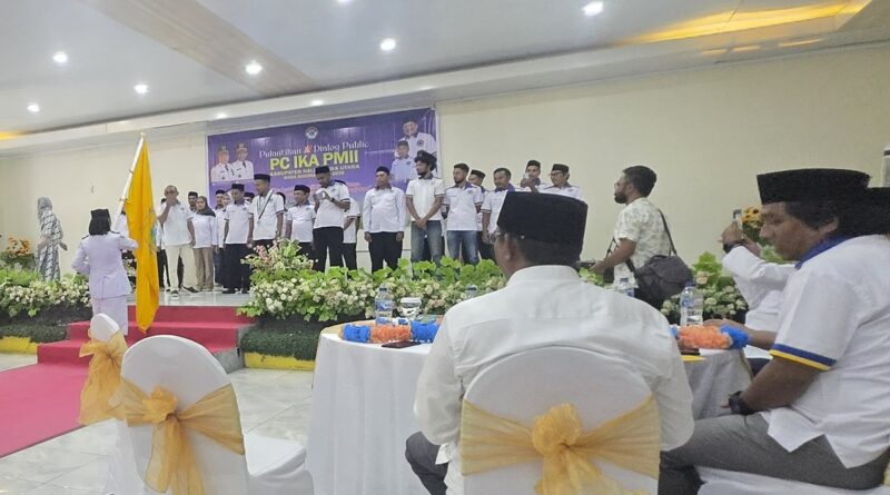 Hadiri Pelantikan IKA PMII Halut, Kasman Hi Ahmad Tegaskan Peran Strategis untuk Pembangunan Daerah