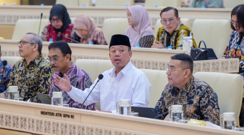 Nusron Usulkan Anggaran Rp10,6 Triliun untuk ATR/BPN 2027, Fokus Layanan Tanah hingga Tata Ruang