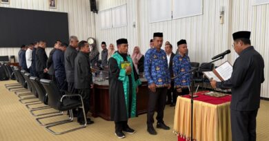 Reshuffle di Haltim, Bupati Minta Pejabat Baru Jaga Integritas dan Kinerja