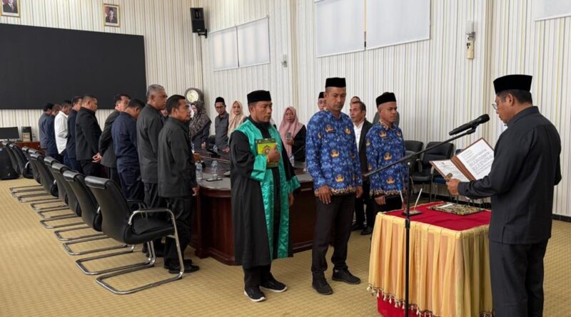 Reshuffle di Haltim, Bupati Minta Pejabat Baru Jaga Integritas dan Kinerja