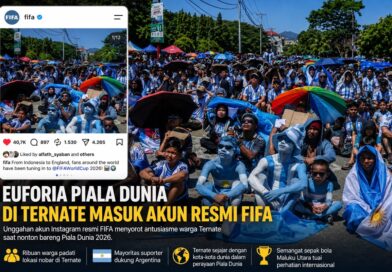 Viral! Nobar Piala Dunia di Ternate Masuk Akun Resmi FIFA, Jadi Sorotan Dunia