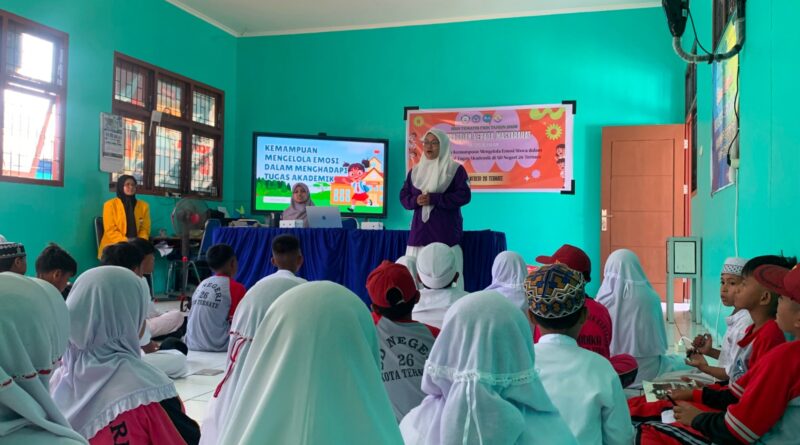 FKIK Unkhair Edukasi Siswa SD Kelola Emosi, Kunci Sukses Hadapi Tugas Akademik