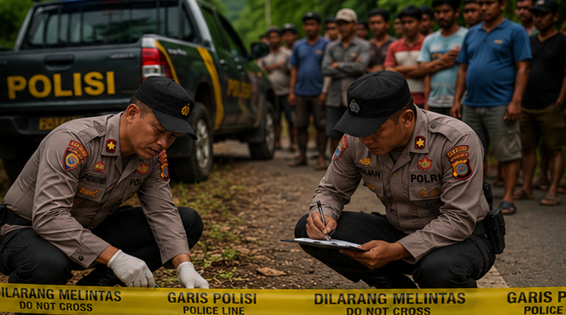 Geger! Warga Galela Utara Temukan Janin Bayi di Pinggir Jalan, Polisi Selidiki Pelaku