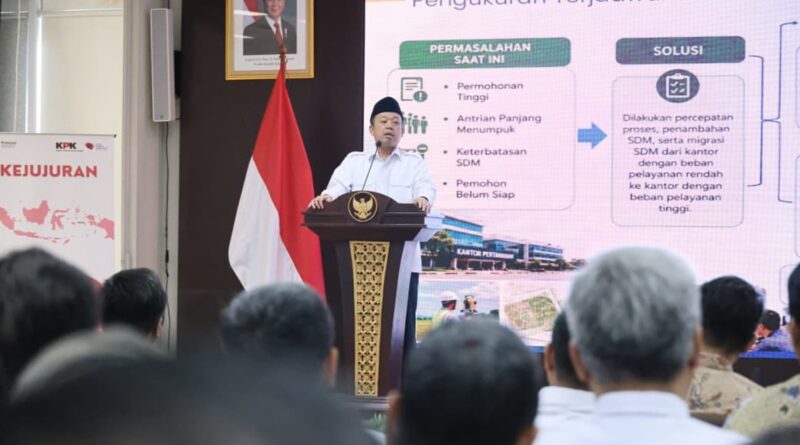 Menteri Nusron Buka PRESTASI: ASN ATR/BPN Diminta Utamakan Kemudahan bagi Masyarakat