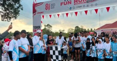 Semarak HUT RI ke-81, Tiowor Fun Run 5K dan Zumba Meriahkan Desa Tiowor