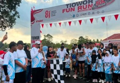 Semarak HUT RI ke-81, Tiowor Fun Run 5K dan Zumba Meriahkan Desa Tiowor