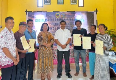 53 Sertifikat Diserahkan ke Warga Sibenpopo, 78 Persen Lahan Belum Terdaftar