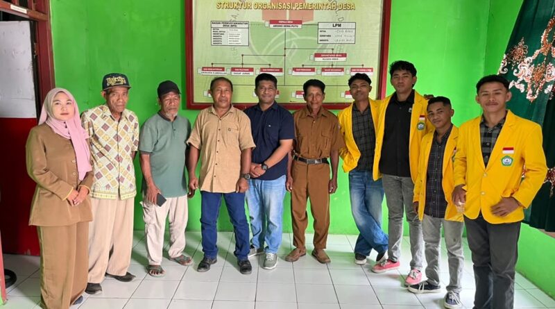 6 Bulan di Desa Pigaraja, 5 Mahasiswa Unkhair Bantu Benahi Data Desa