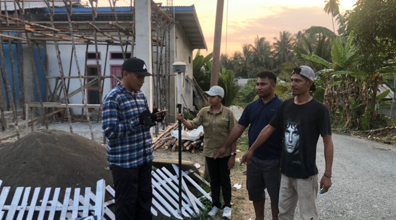 Kantor Pertanahan Halteng Ukur Tanah di Yeke, Wujudkan Kepastian Hak bagi Masyarakat