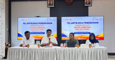 Mata Garuda Maluku Utara Resmi Dikukuhkan, Bukhari Pimpin Periode 2026–2029