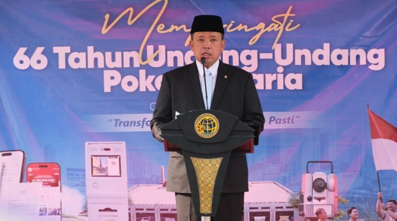 HANTARU 2026, Nusron Tegaskan Tiga Transformasi ATR/BPN untuk Layanan Lebih Pasti