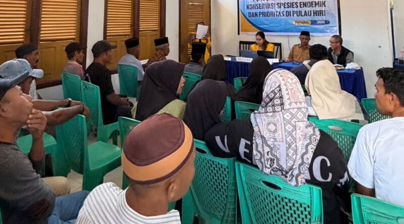 Tomajiko Petakan Wilayah Konservasi, Kepiting Kelapa hingga Burung Gosong Jadi Perhatian