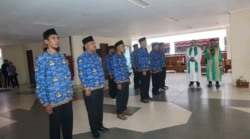 5 Pejabat Dilantik, Sekda Halut Tekankan Jabatan Bukan Sekadar Pekerjaan, tapi Amanah