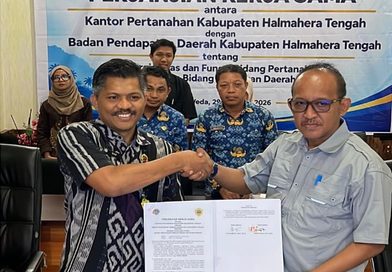 Kantah Halteng Gandeng Bapenda, Integrasi Data Pertanahan Diperkuat untuk Dongkrak PAD